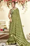 Jivya By Vallabhi Moss Georgette Printed Sarees Wholesale Shop In Surat